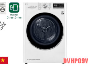 Máy sấy bơm nhiệt LG 9 kg DVHP09W