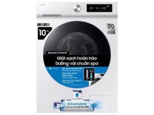 Máy giặt Samsung Bespoke AI EcoBubble Inverter 10 kg WW10DB7U34GWSV